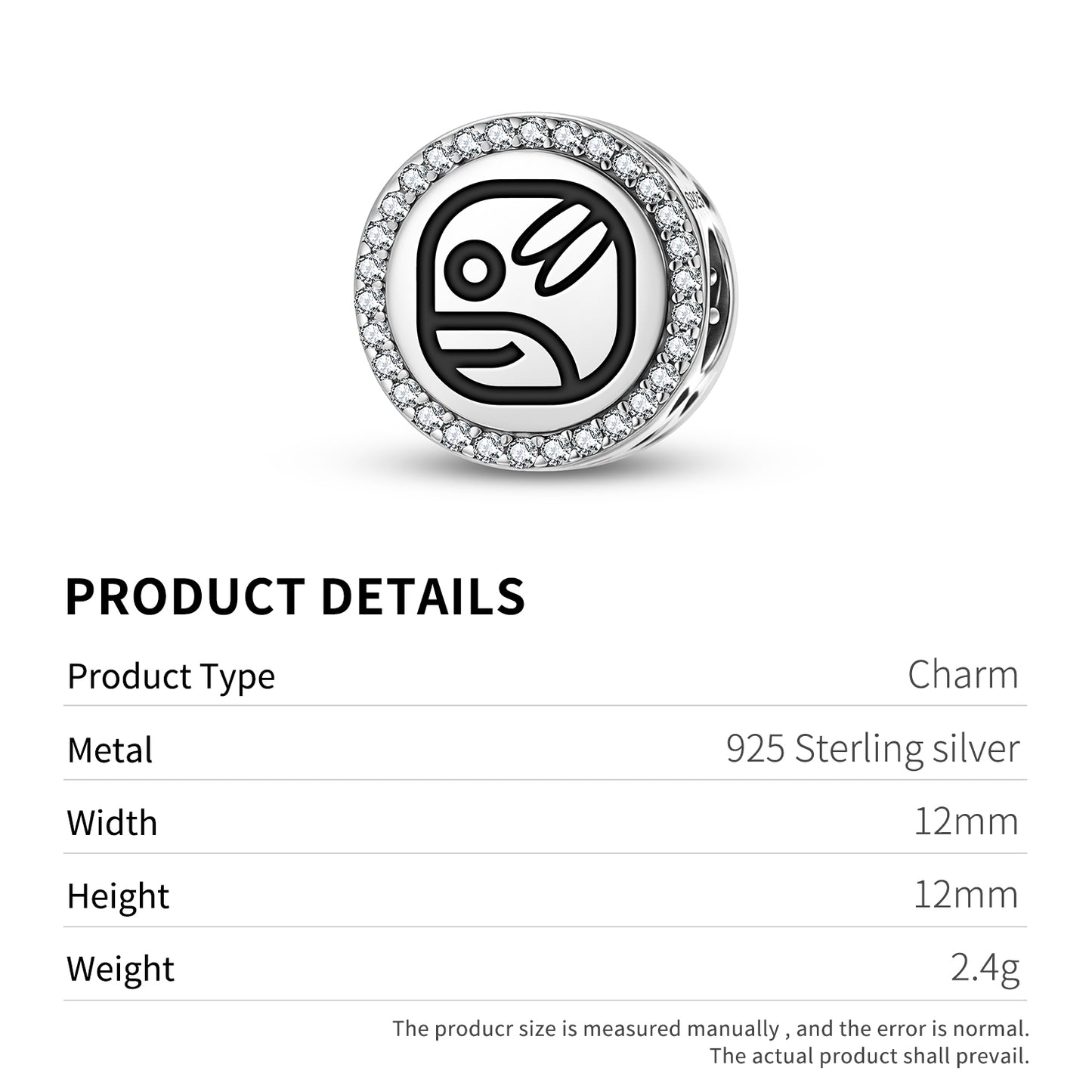 Ok Mayan Symbols Charm