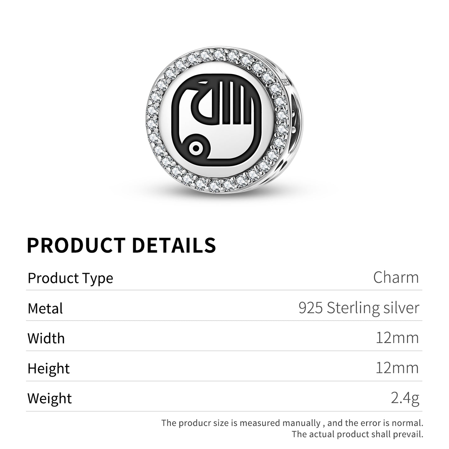 Manik Mayan Symbols Charm