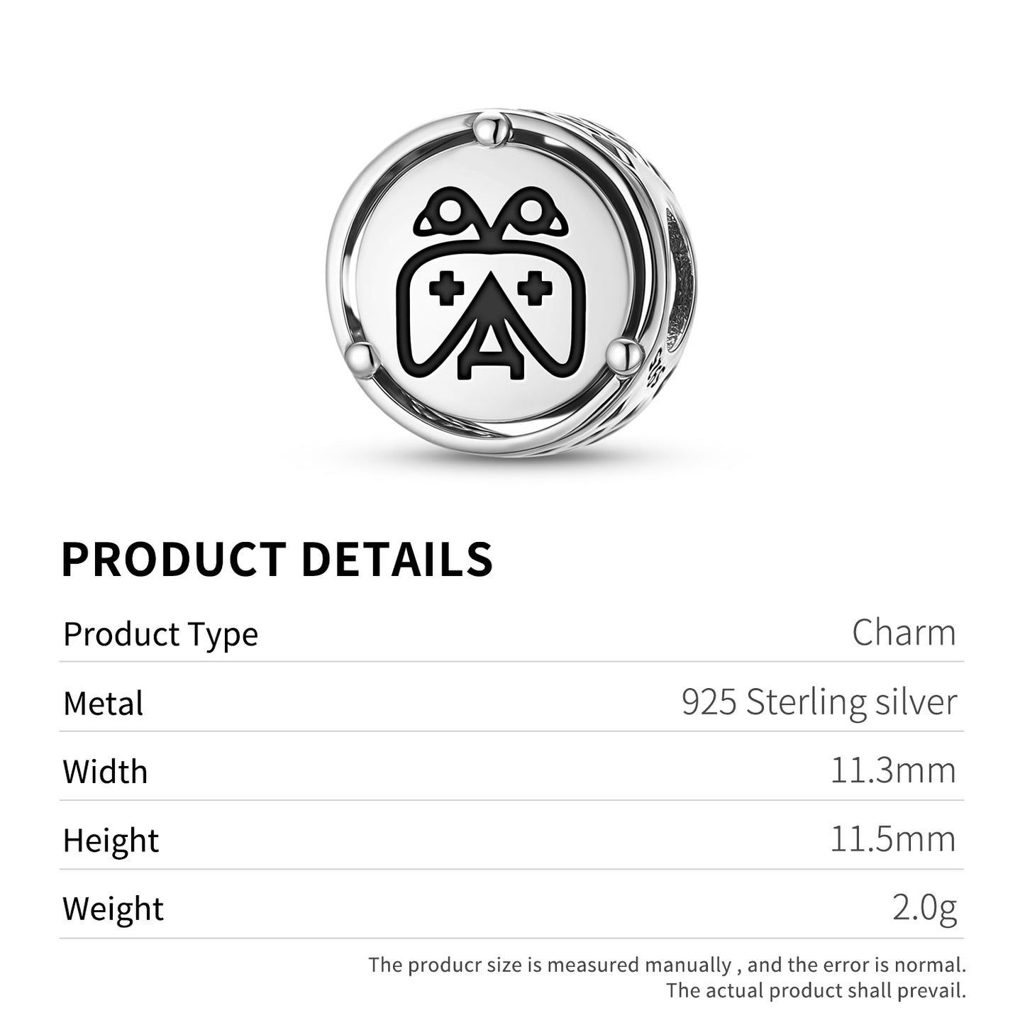 The Hawk Mapuche Symbols Charm