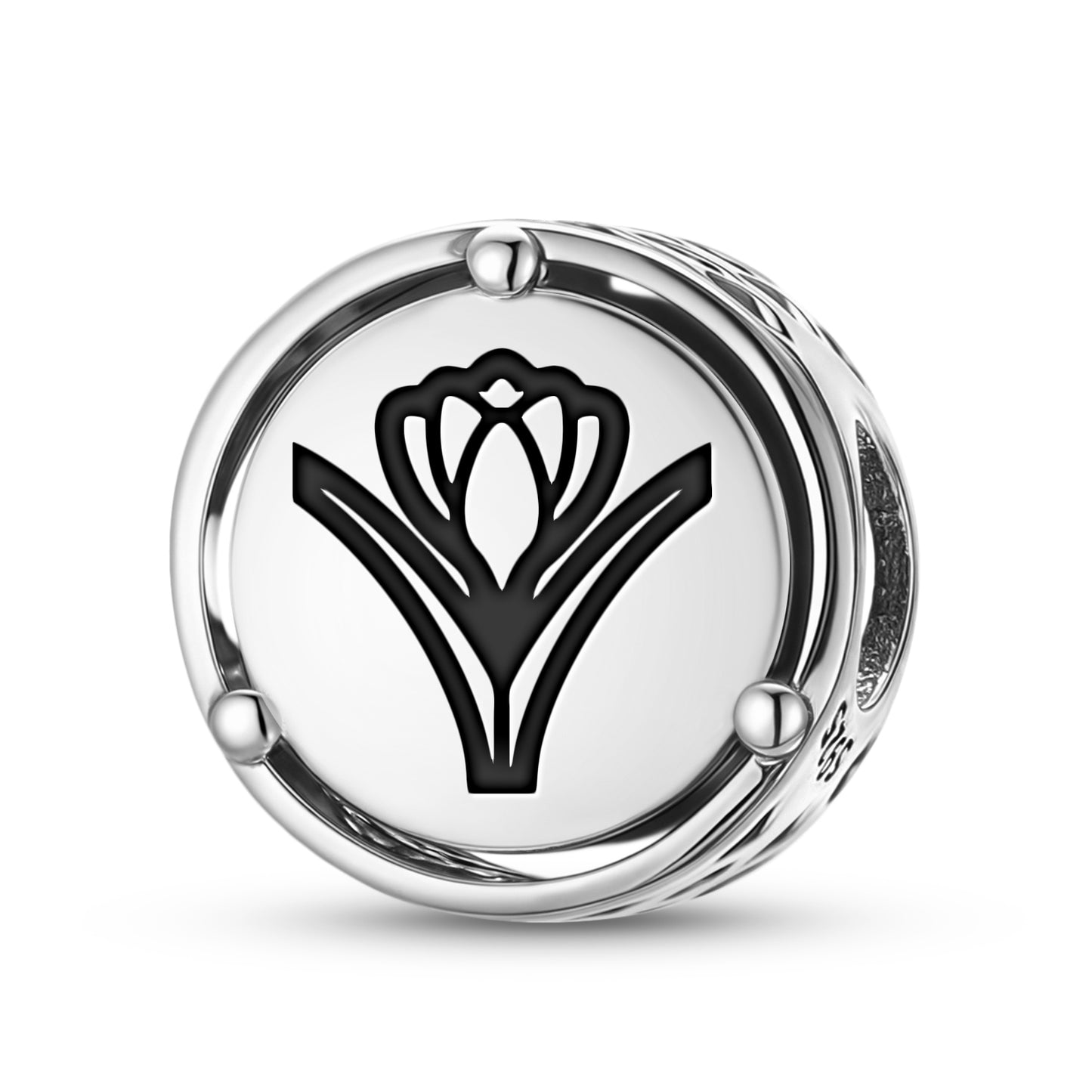 Crocus Flowers Symbols Charm