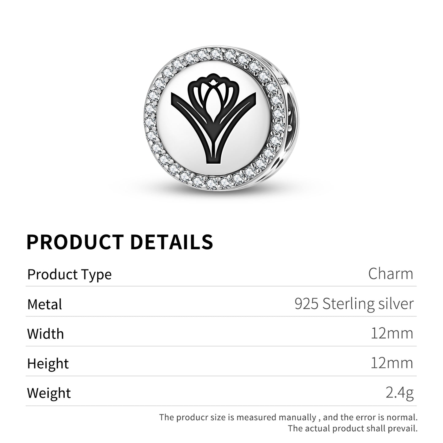 Crocus Flowers Symbols Charm
