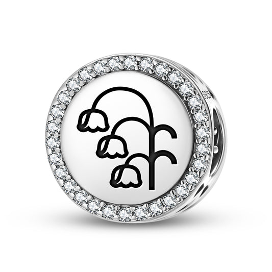 Lily of the Valley Flowers Symbols Charm