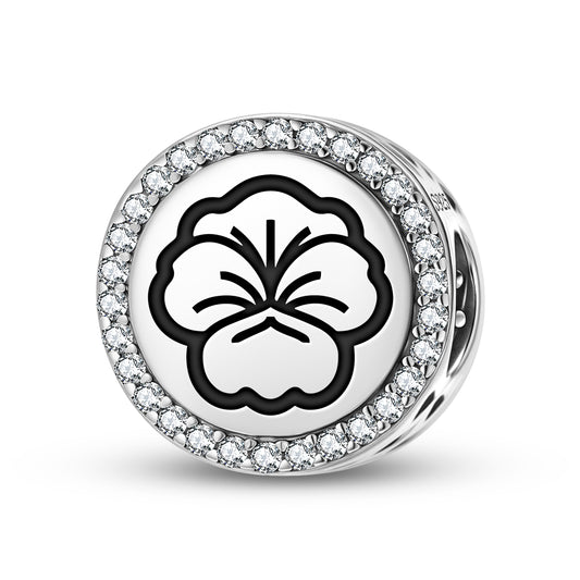 Pansy Flowers Symbols Charm