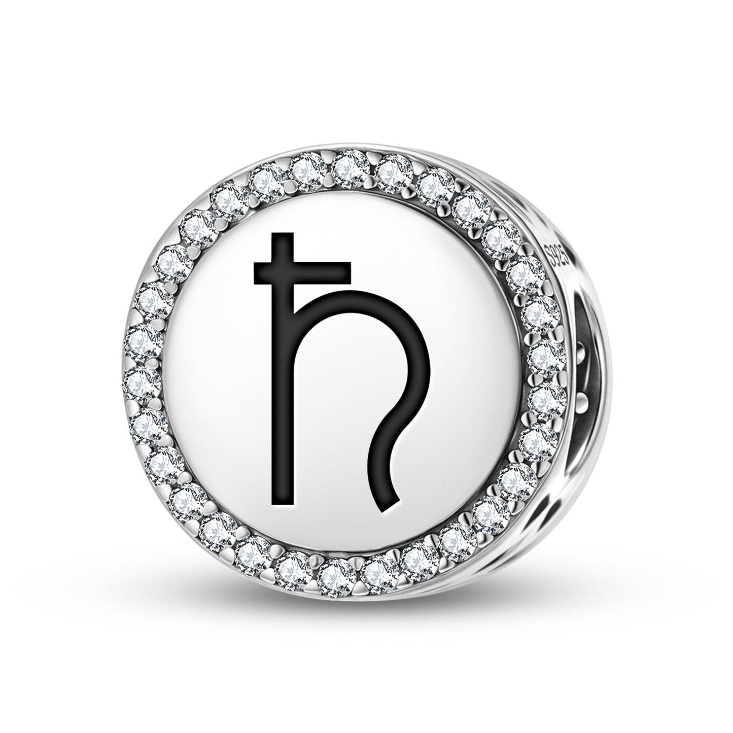 Lead Alchemy Symbols Charm
