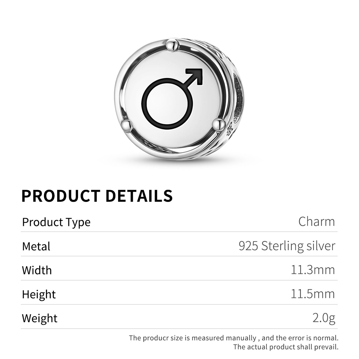 Iron Alchemy Symbols Charm