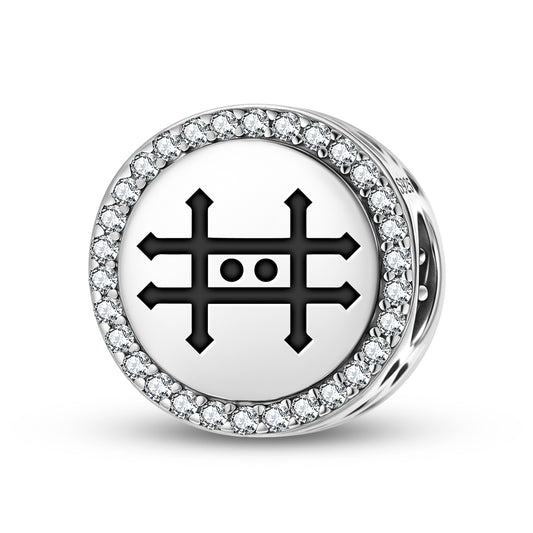 Zinc Alchemy Symbols Charm