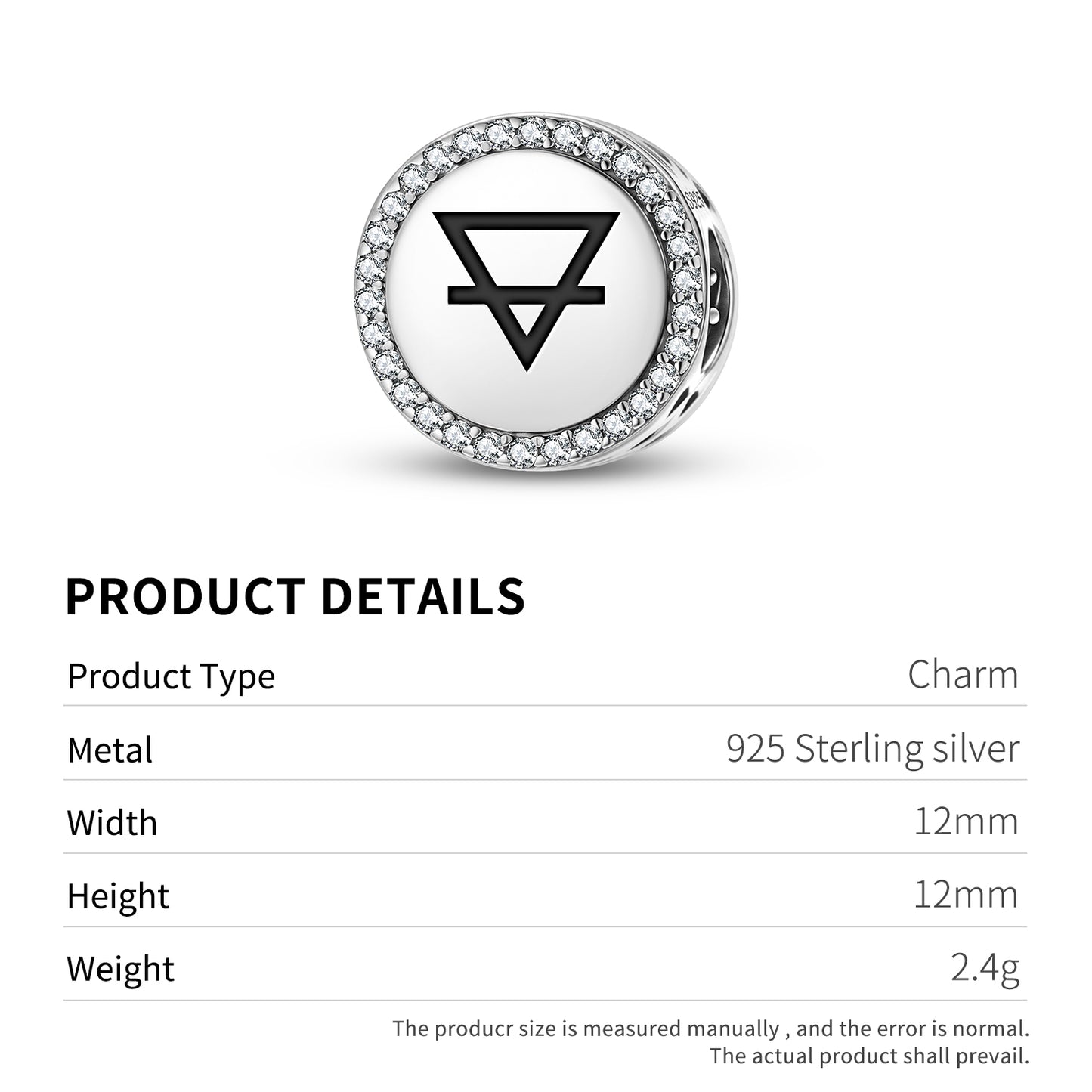 Earth Alchemy Symbols Charm