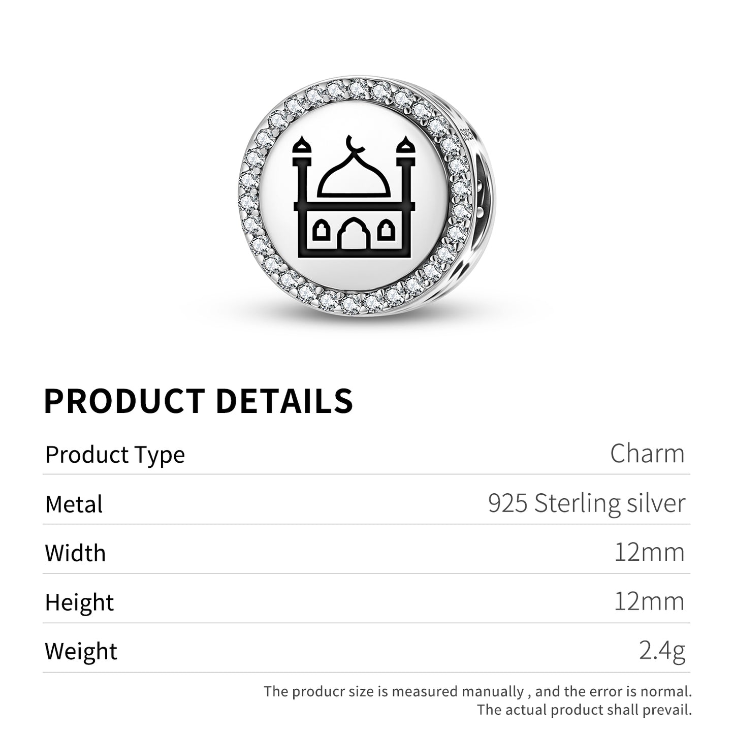 Mosque Islam Symbols Charm