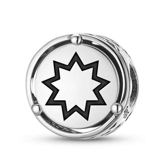 Bahai star Islam Symbols Charm