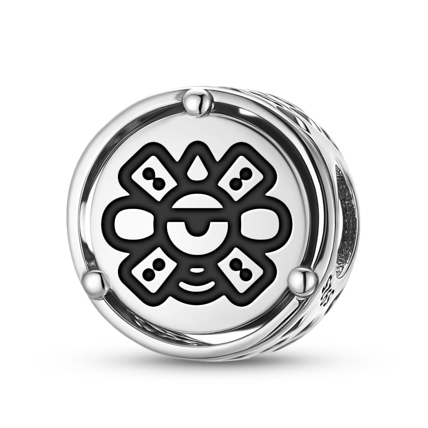 Ollin Aztec Symbols Charm