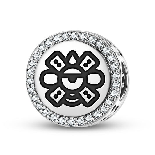 Ollin Aztec Symbols Charm