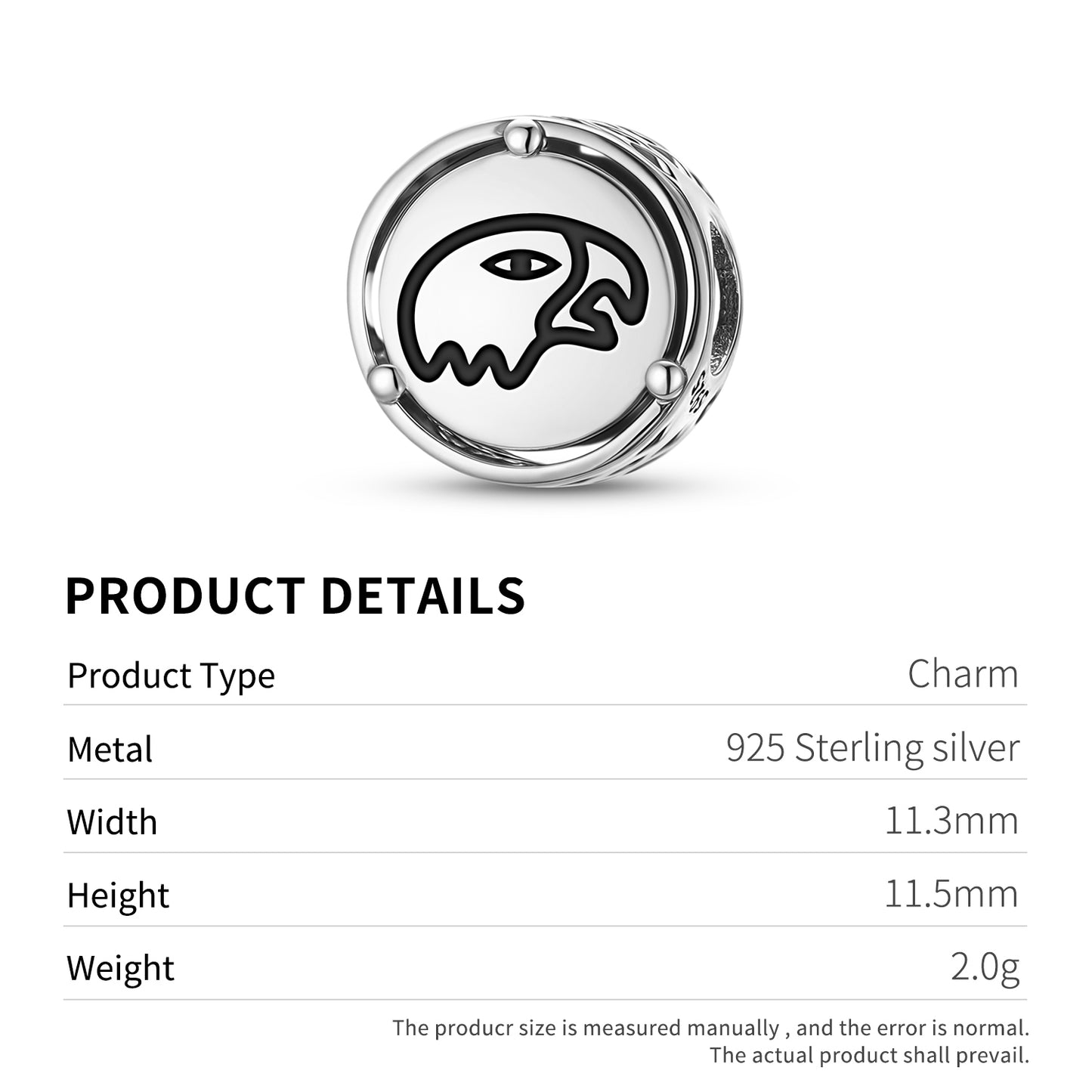 Cuauhtli Aztec Symbols Charm