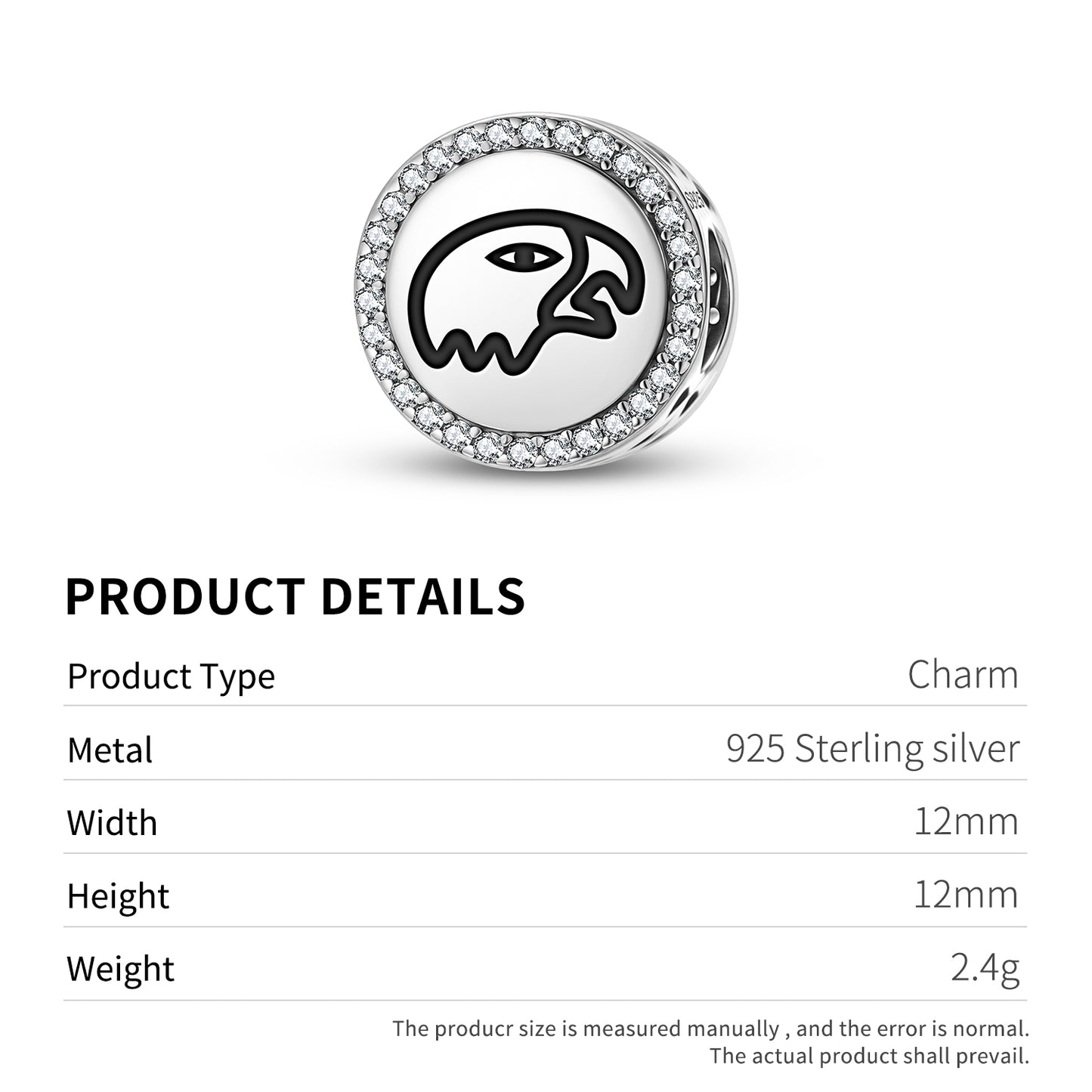 Cuauhtli Aztec Symbols Charm