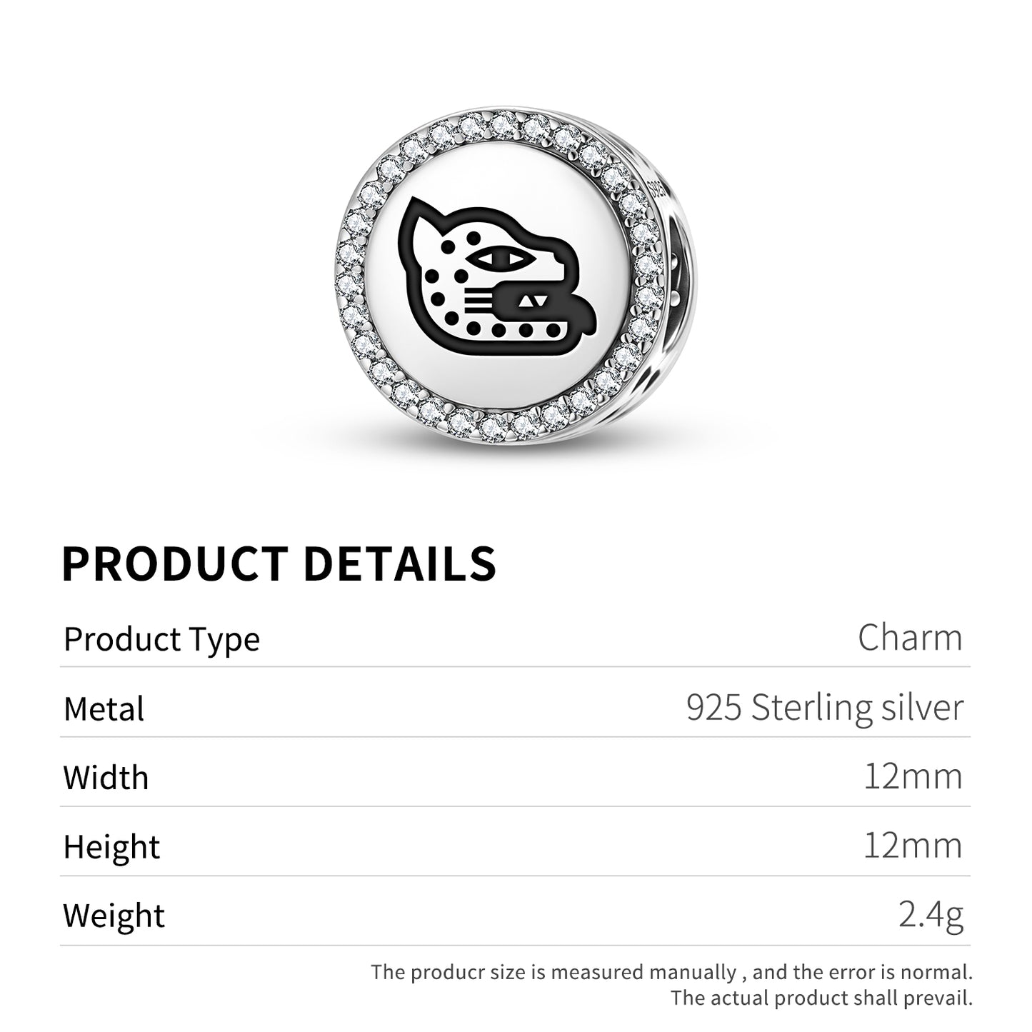 Ocelotl Aztec Symbols Charm