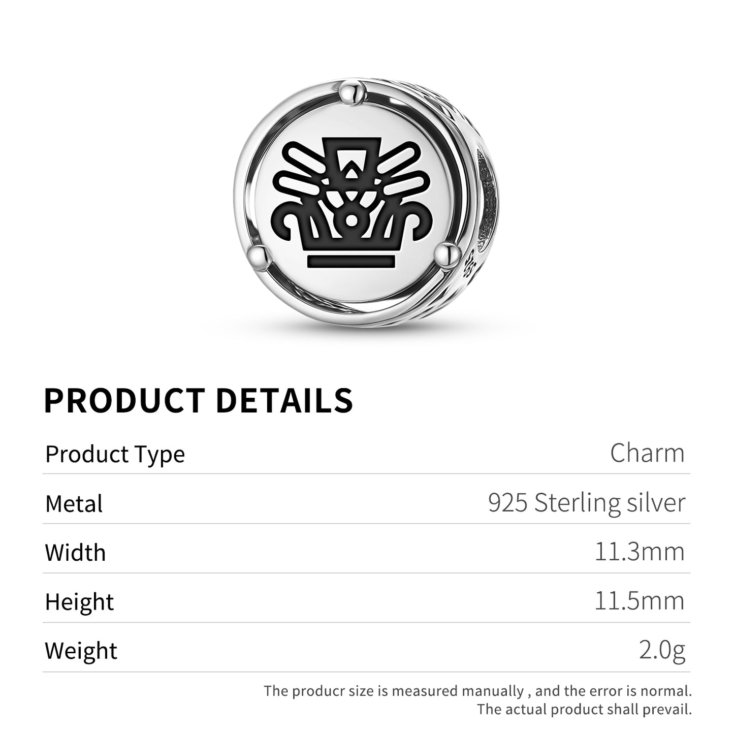 Acatl Aztec Symbols Charm