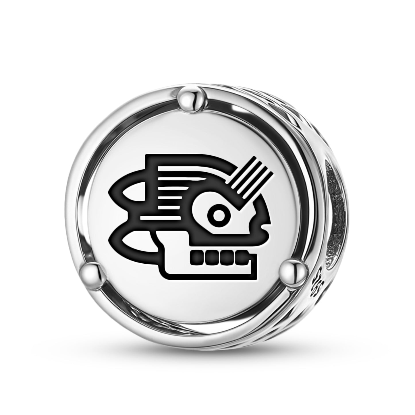 Malinalli Aztec Symbols Charm