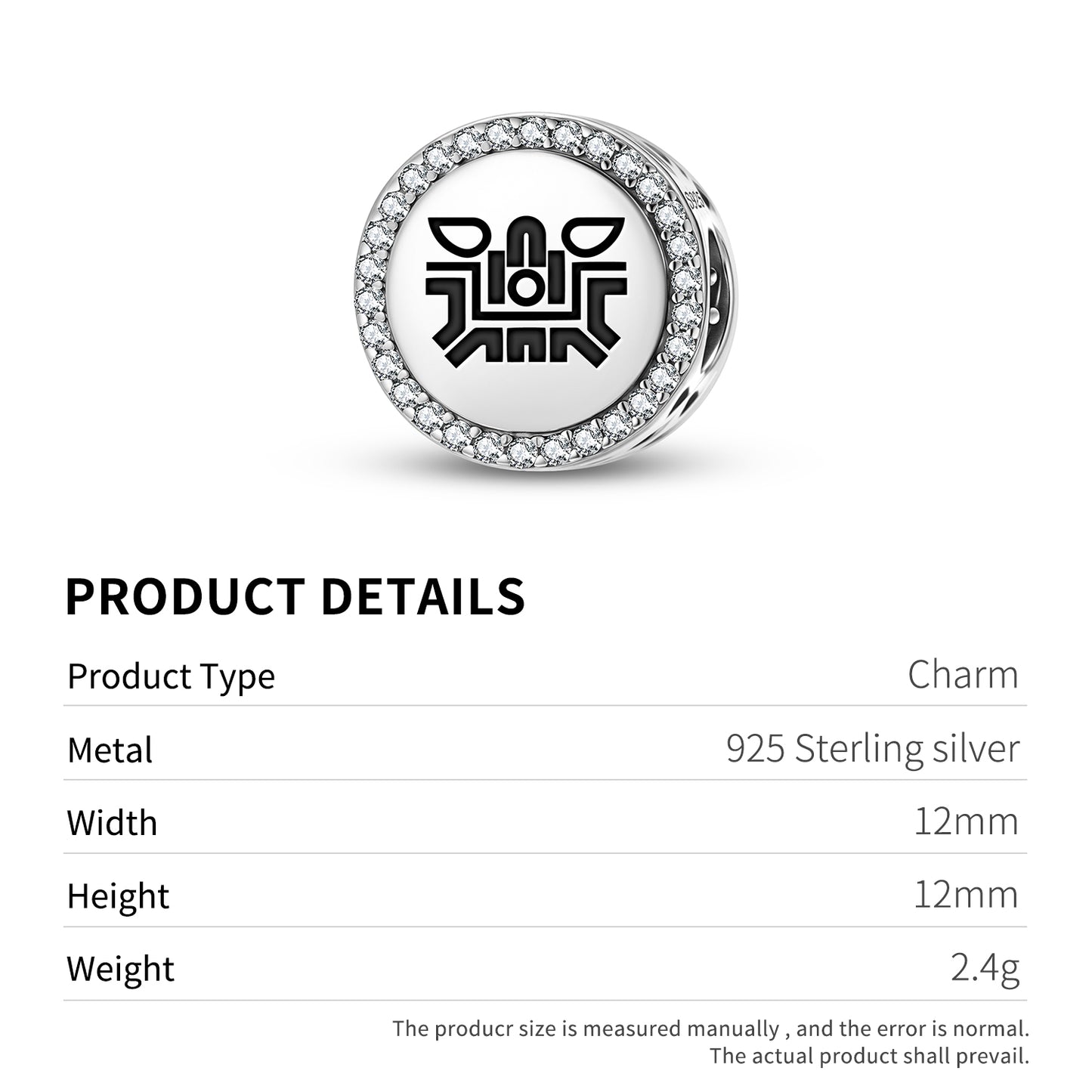 Atl Aztec Symbols Charm