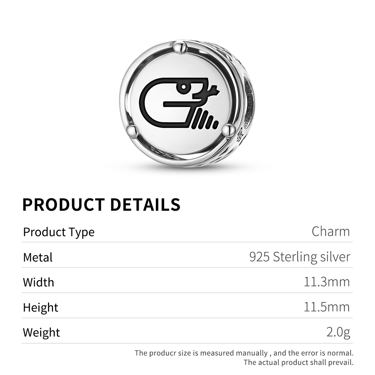 Coatl Aztec Symbols Charm