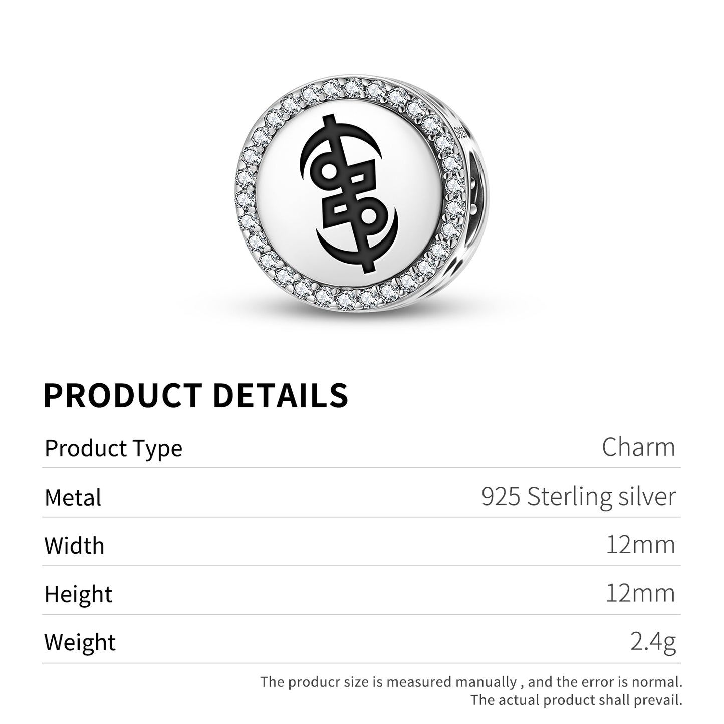 Okuafo Pa Adinkra Symbols Charm