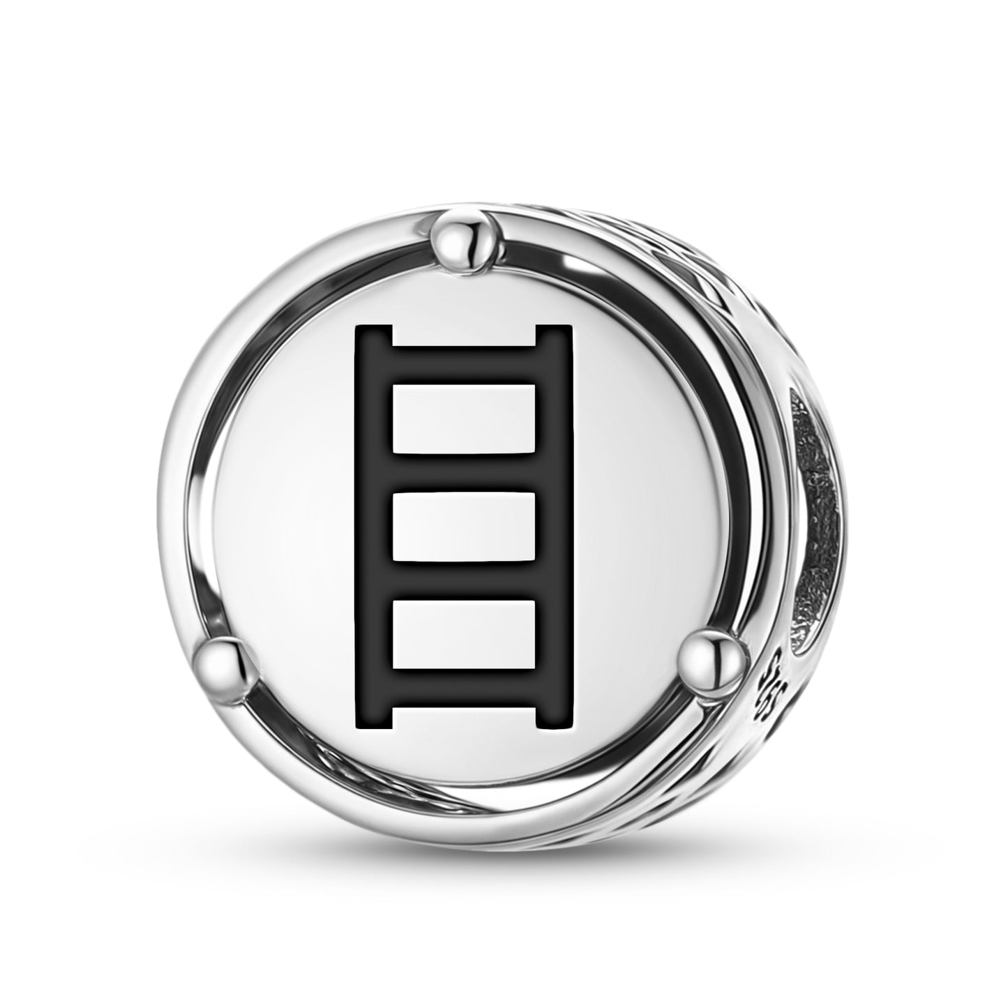 Owuo Atwedee Adinkra Symbols Charm