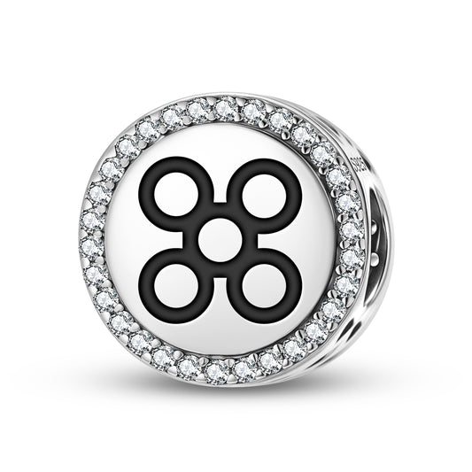 Mpuannum Adinkra Symbols Charm