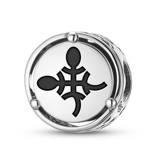 Funtumfunafu Denkyemfunafu Adinkra Symbols Charm
