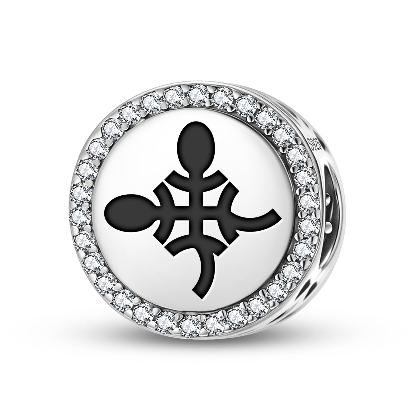 Funtumfunafu Denkyemfunafu Adinkra Symbols Charm