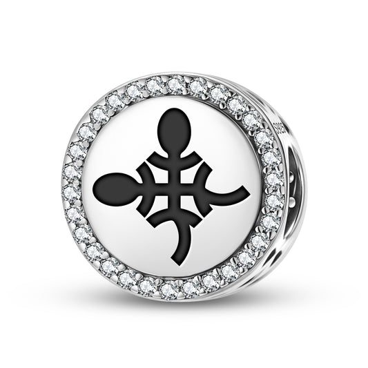 Funtumfunafu Denkyemfunafu Adinkra Symbols Charm