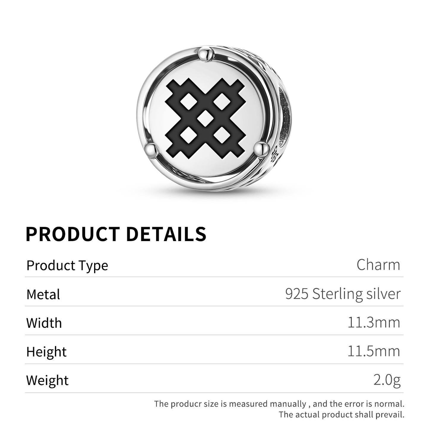 Aban Adinkra Symbols Charm