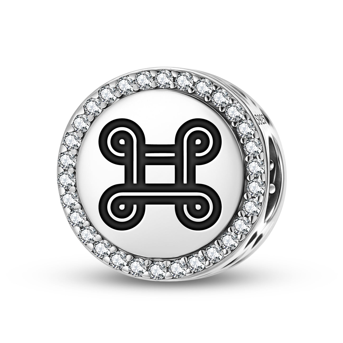 Mpatapo Adinkra Symbols Charm