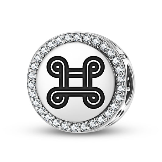 Mpatapo Adinkra Symbols Charm