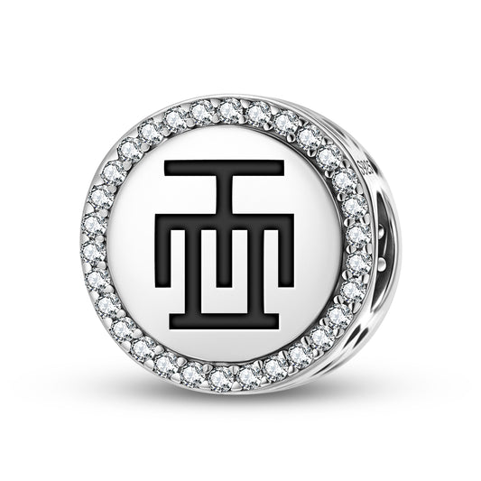 Hwehwemudua Adinkra Symbols Charm