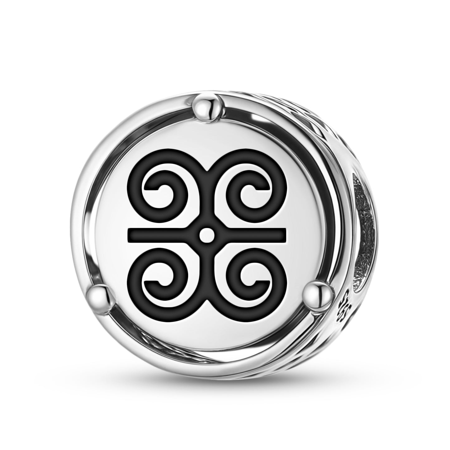 Dwannini Mmen Adinkra Symbols Charm