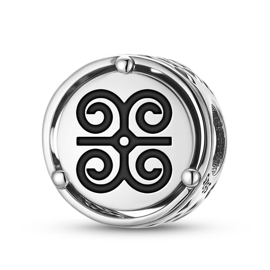 Dwannini Mmen Adinkra Symbols Charm
