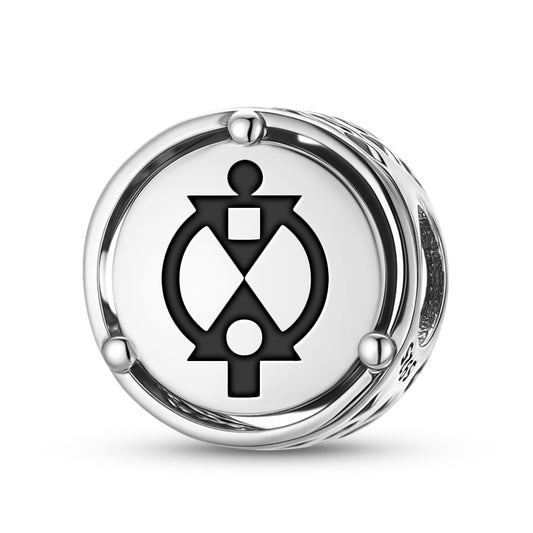 BOA ME NA ME MMOA WO Adinkra Symbols Charm