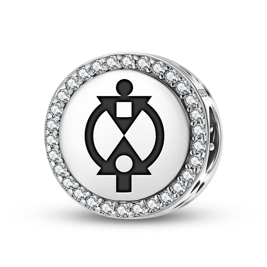 BOA ME NA ME MMOA WO Adinkra Symbols Charm
