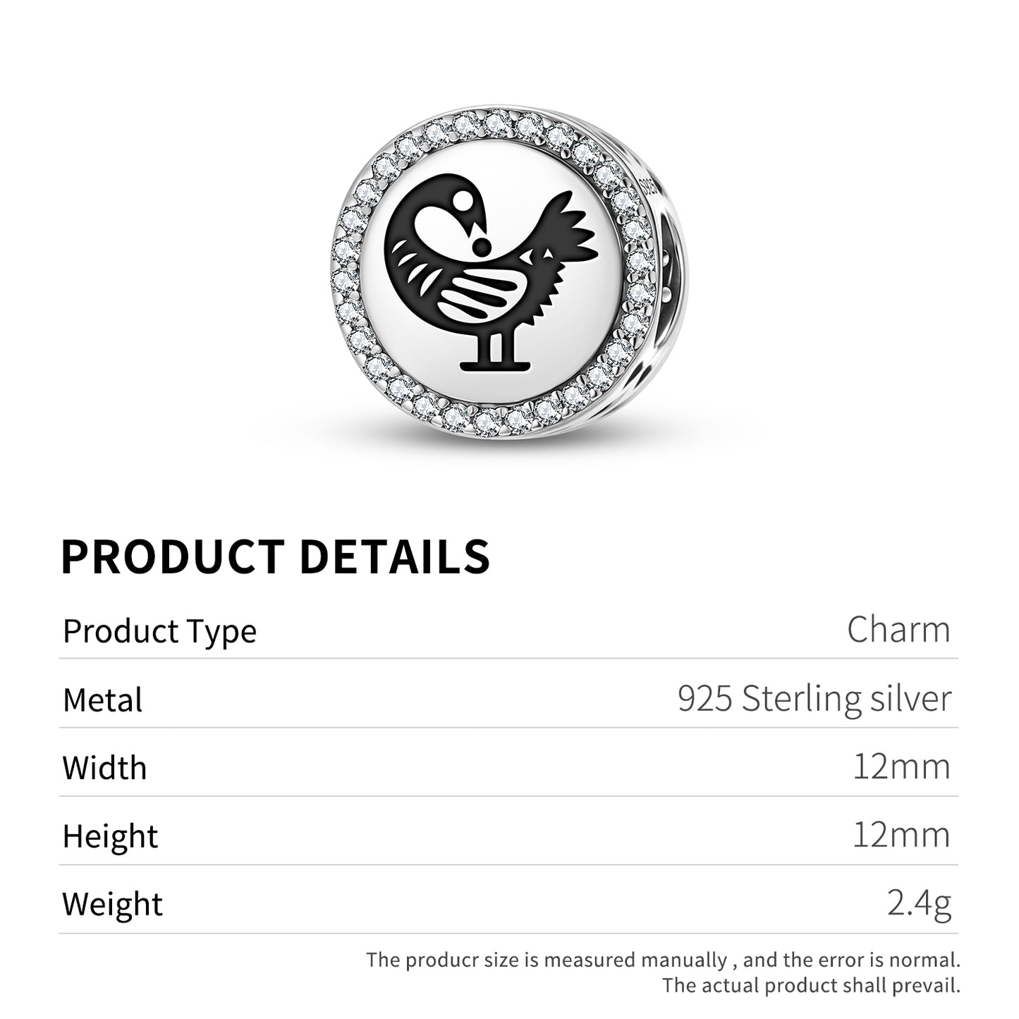 Sankofa Adinkra Symbols Charm