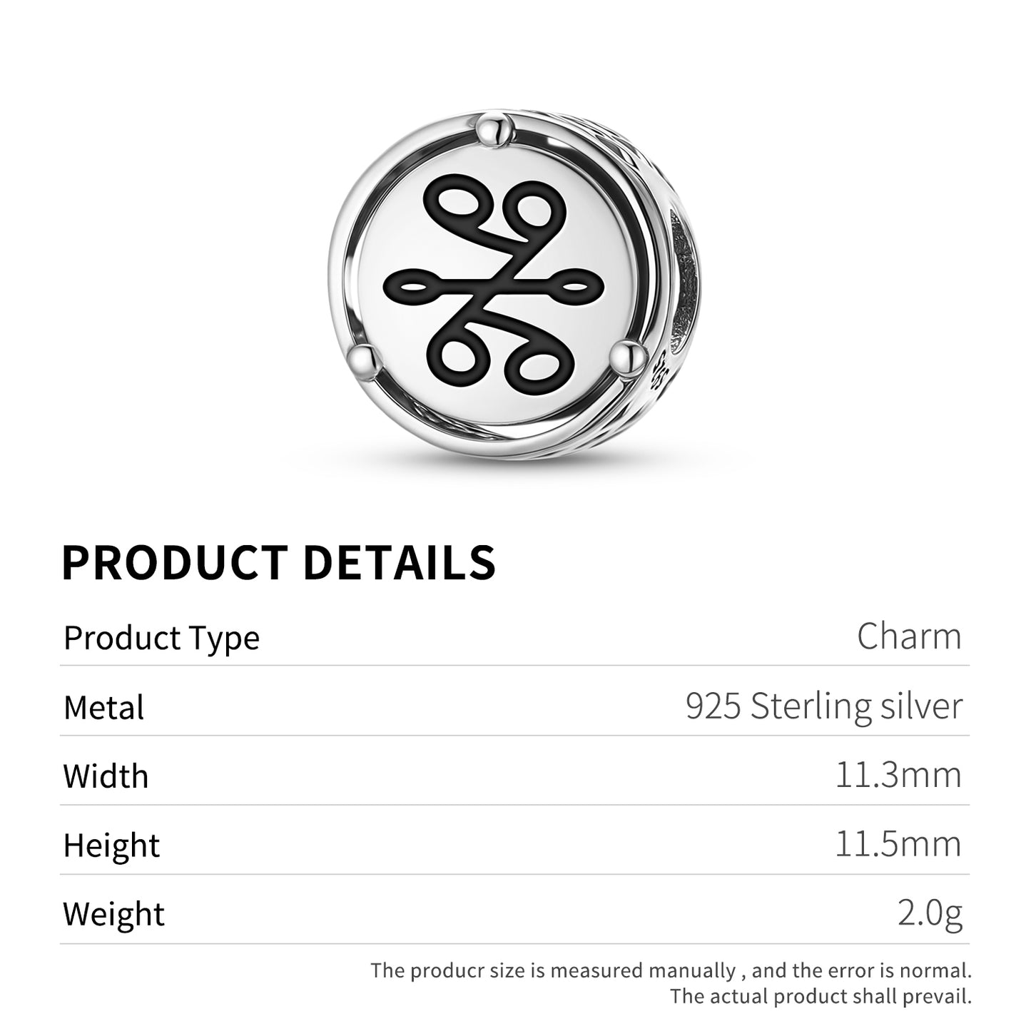Adu Hwam Adinkra Symbols Charm