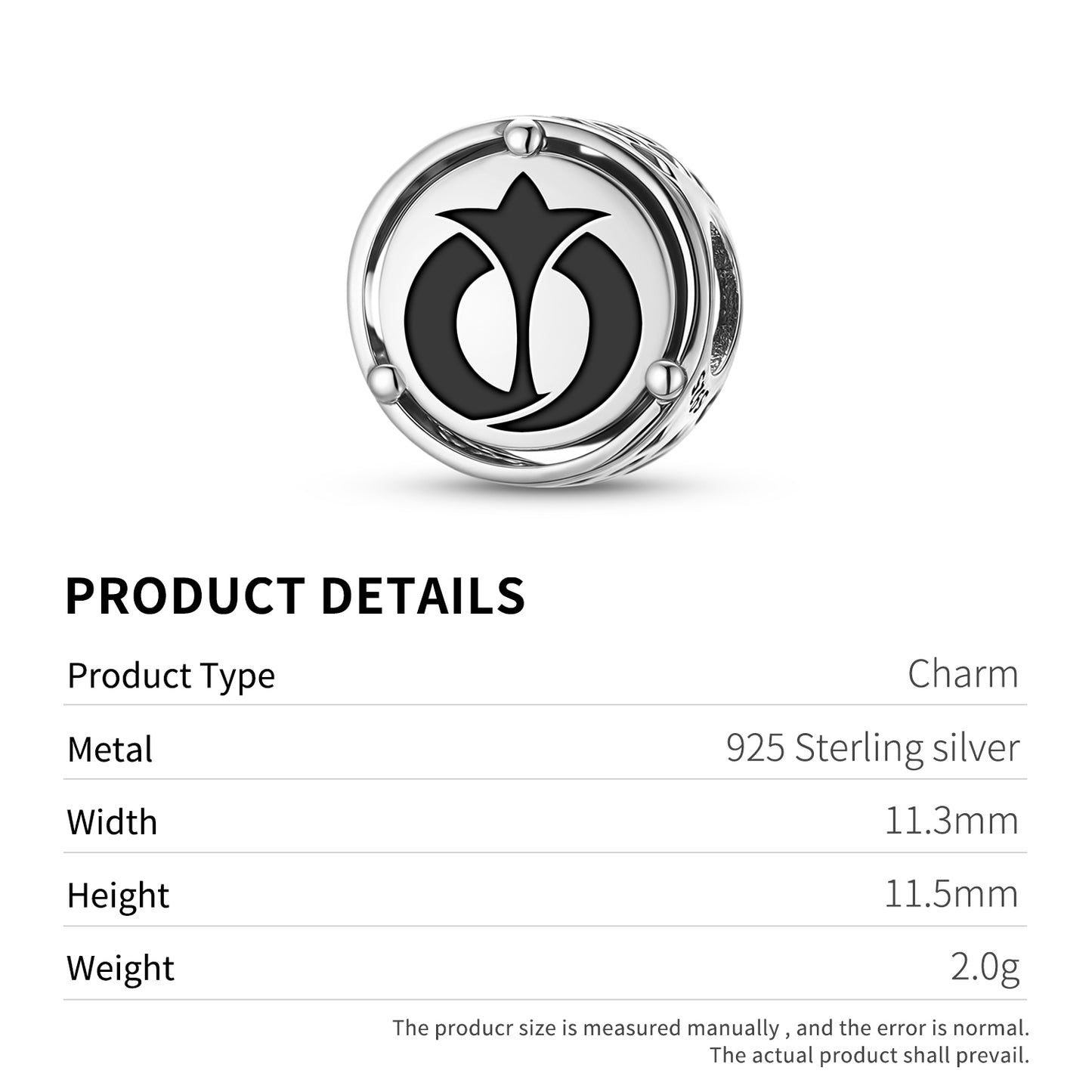 Aprukuma Adinkra Symbols Charm