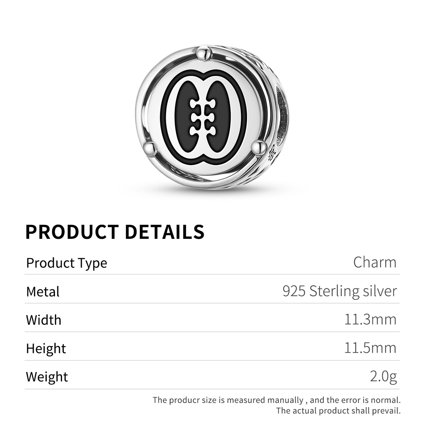 Ese ne Tekrema Adinkra Symbols Charm