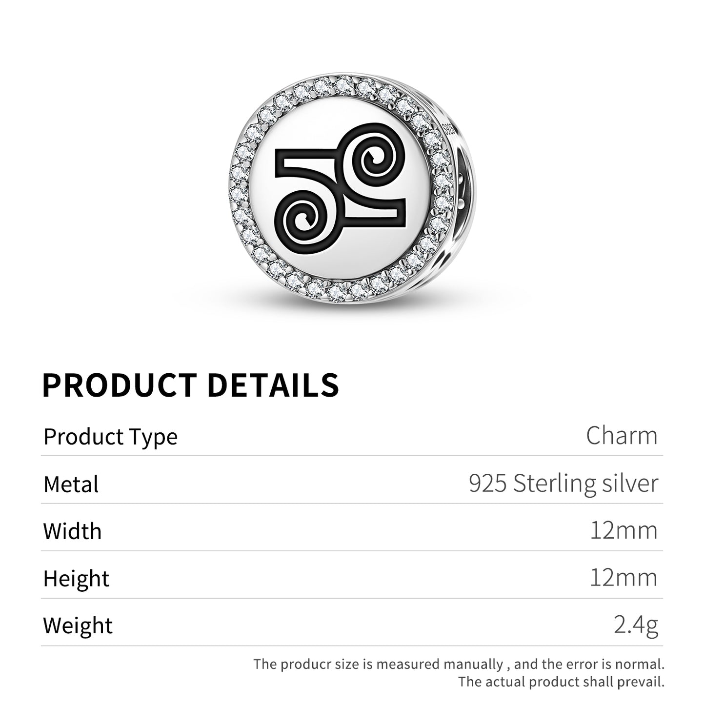 Gyawu Atiko Adinkra Symbols Charm