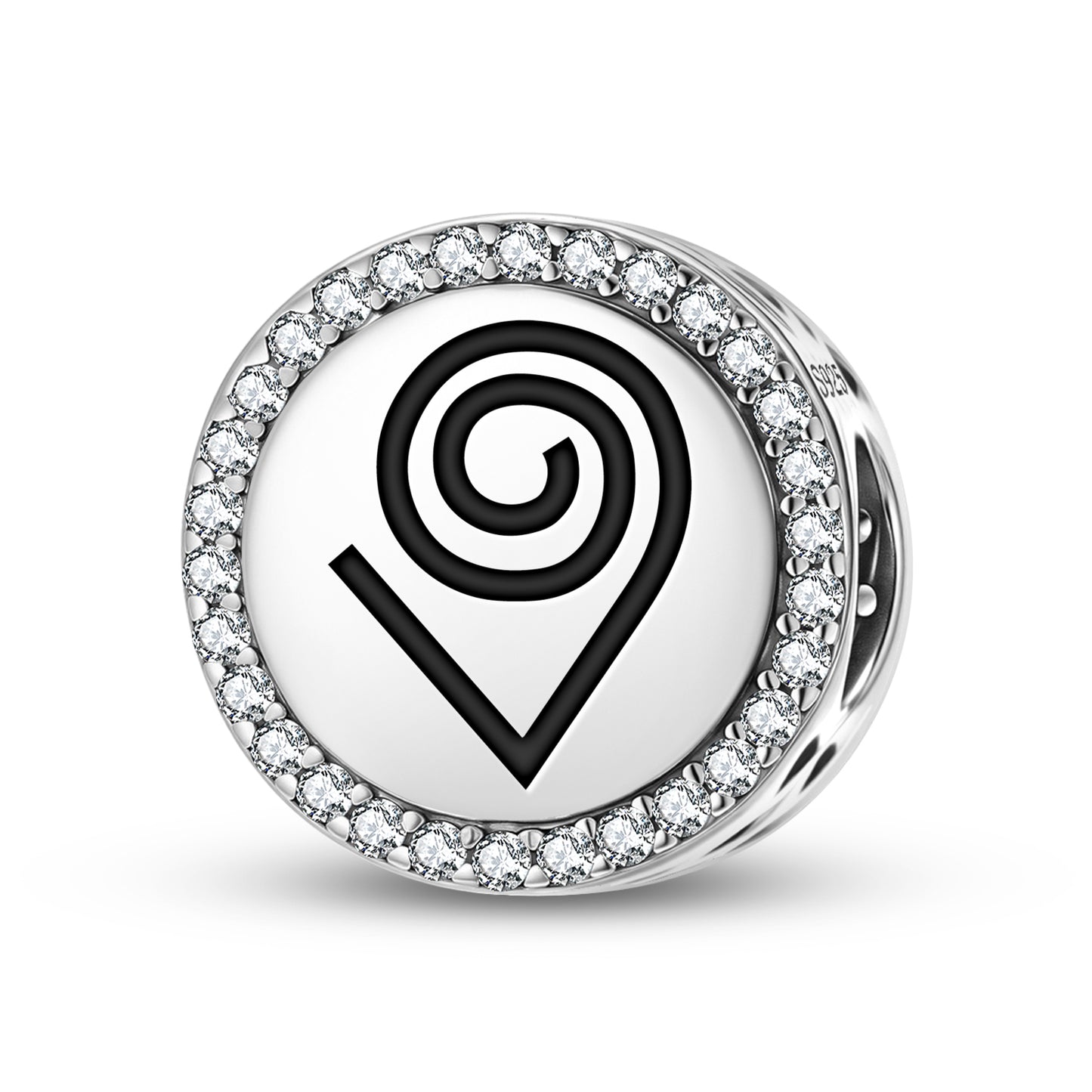 Kokuromotie Adinkra Symbols Charm