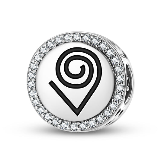 Kokuromotie Adinkra Symbols Charm