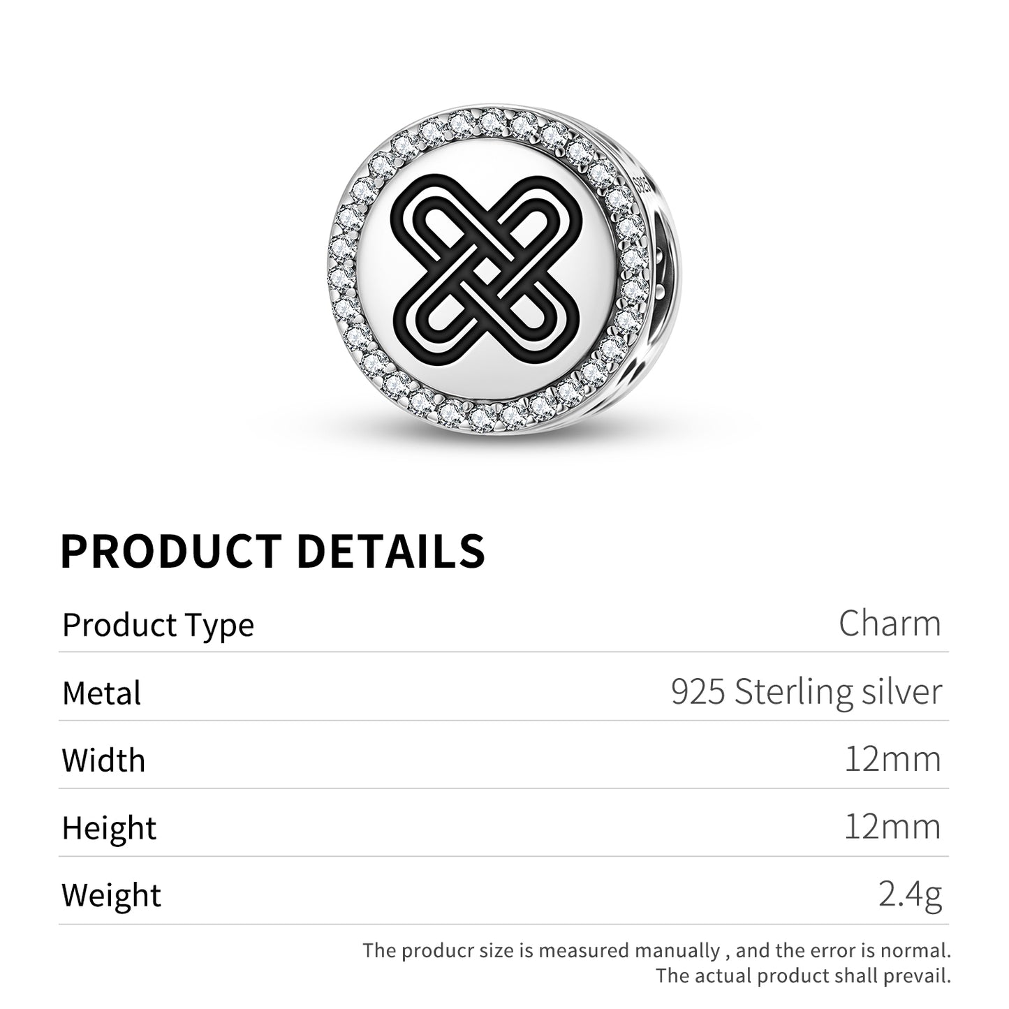 Kramo Bone Adinkra Symbols Charm