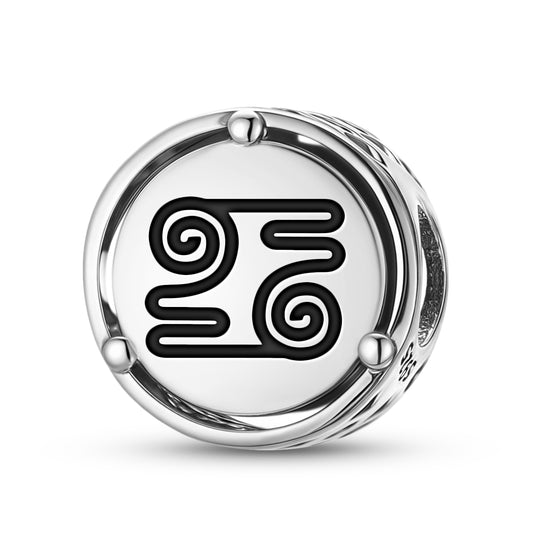 Kwatakye Atiko Adinkra Symbols Charm