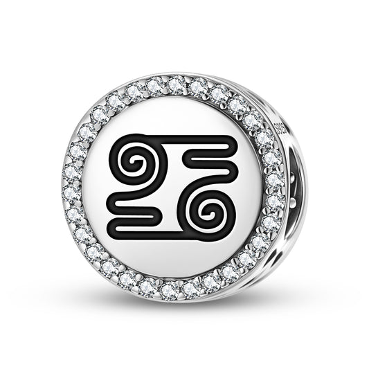 Kwatakye Atiko Adinkra Symbols Charm