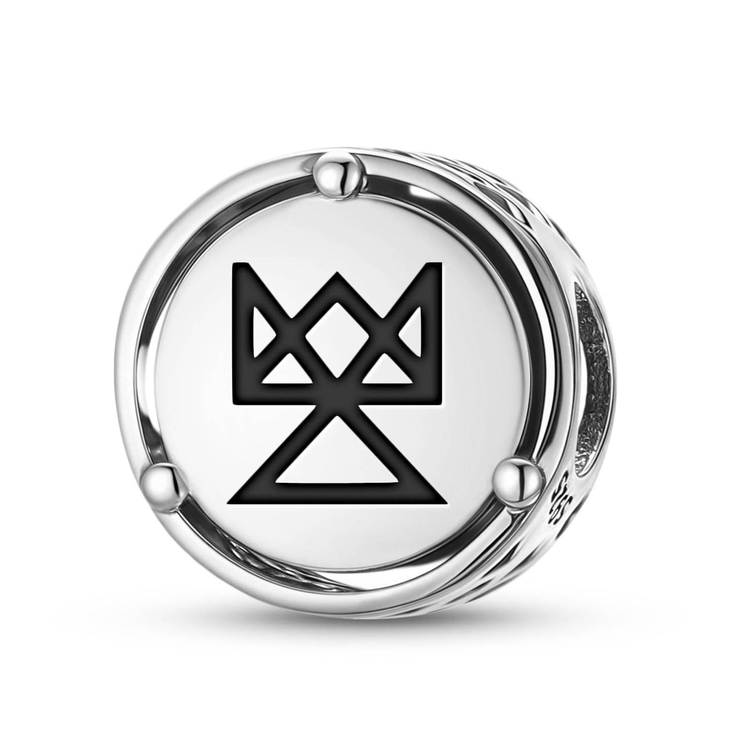 Trojan Slavic Symbols Charm