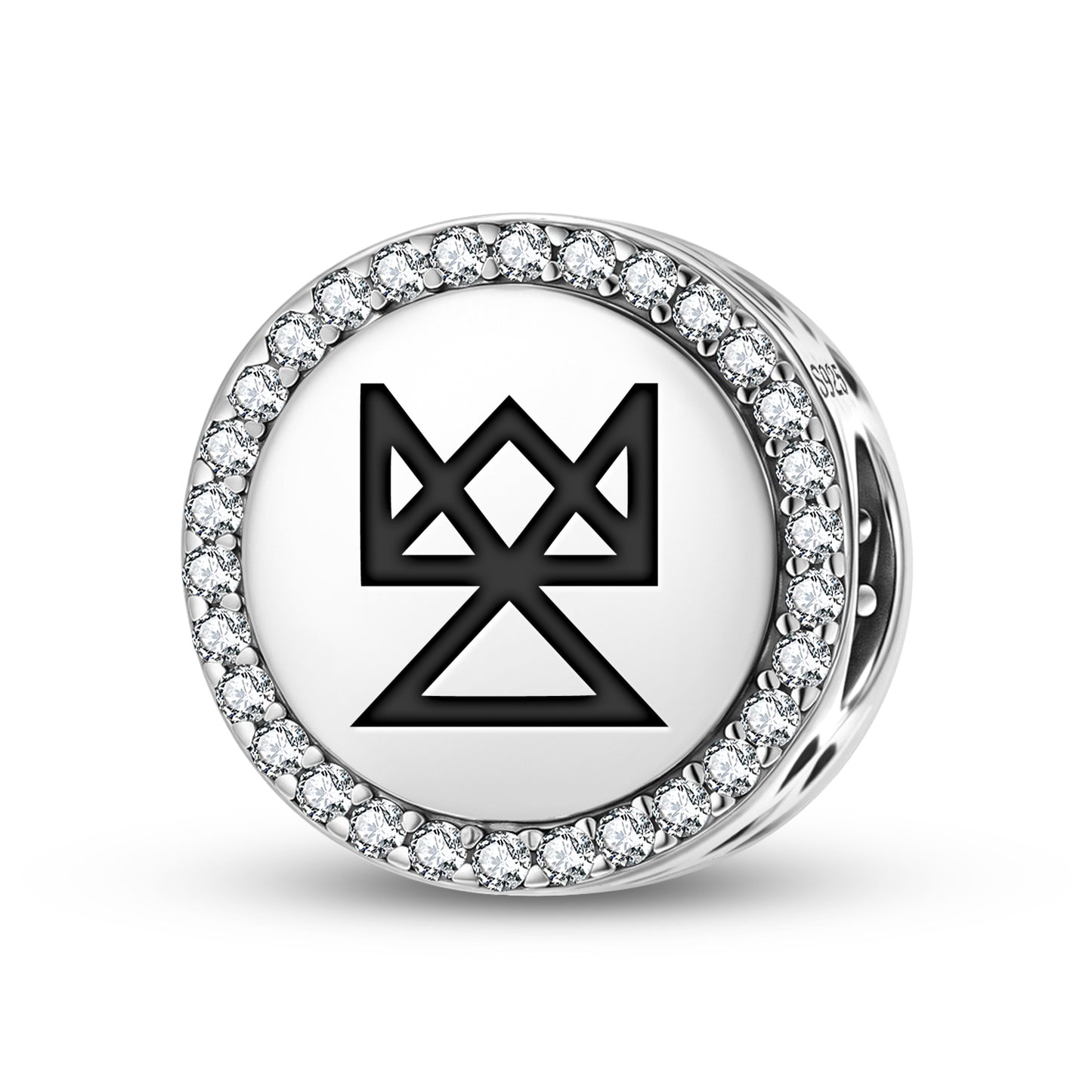 Trojan Slavic Symbols Charm