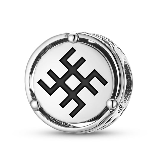 Svarog Slavic Symbols Charm