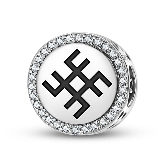 Svarog Slavic Symbols Charm